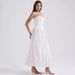 Fairy Temperament, Fashionable High-End French Suspender, Gentle Style Dress, Slimming And Floral Suspender Dress_ecoleips.com