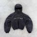 Trendy Y2k Style Men's Zip-Up Hoodie With Face Cover Pullover - Streetwear Unisex Oversized Fit Fashion_ecoleips.com