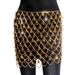 2025 New Sexy Hollow Out Nightclub Sparkling Short Skirt With Colorful Crystal Pendant X985_ecoleips.com