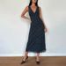 Women's Clothing Slim Fit Long Dress Waist Cinching V Neck American Style Fashion Printed Summer New_ecoleips.com