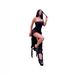 Women's Sexy Strapless Mesh Patchwork Dress See through Hot Girl Jellyfish Fringe Summer American European Style Clothing_ecoleips.com