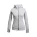 2025 New Women's Cardigan Sweatshirt, Korean Style, Waist-Cinching Hooded Coat, Fall/Winter Fleece-Lined Slimming Top_ecoleips.com