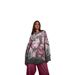 Whimsical Rabbit Jacquard Sweater – Oversized Color-Block Knit Pullover For Women (Autumn/Winter Collection)_ecoleips.com