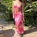 Women's Clothing Summer Flower Print Sling Slit Slim Long Skirt Dress_ecoleips.com