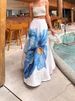 Floral Print Low-Waisted A-Line Long Skirt for Women Spring/Summer Beach Vacation Fashionable European American Style_ecoleips.com