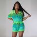 Women's Clothing Spring Knitted Short Sleeved Shorts Casual Suit Two Piece Suit_ecoleips.com