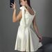AC862 New French-style Cross-border Travel Dress, Fresh Sweet, With Ties, Comfortable, Elegant, And Gentle_ecoleips.com