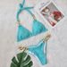 Verve 2025 New Bikini Gold Chain Two-Piece Swimsuit Sexy Special Fabric Women's Swimwear_ecoleips.com
