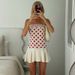 TARUXY Polka Dots Lace Suspenders Dress Women Slim One Shoulder Backless Sexy Mini Dress Summer Vacation Party Female Dress New_ecoleips.com