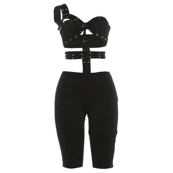 Women's Trendy Studded Jumpsuit Hollow out Bodycon Style European American Spring Fashion Sexy Design 2026 New_ecoleips.com