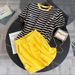 Women's Clothing Fashion Net Red Summer New Striped Shorts Suit Women's Thin Running Suit Western Style Age Reducing Two Piece Suit_ecoleips.com