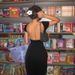 Aria Basics Aria Basics 2023 Autumn Fashion Trend Women's New Short Sleeve Round Neck Slim Fit Bodycon Backless Dress_ecoleips.com