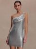 Mozision One Shoulder Backless Sexy Mini Dress Women Elegant Sparkle Sleeveless Backless Skinny Club Party Dress Female Clothes_ecoleips.com