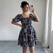 Women's Clothing Temperament Elegant Style Floral Cake Skirt Dress Women's Clothing Summer_ecoleips.com