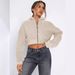 Women's Long-Sleeve Streetwear Dress – Trendy Patchwork Sweatshirt Dress (Black/Gray/Apricot, S-4XL)_ecoleips.com
