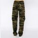 Vintage Camo Cargo Jeans For Women - Streetwear High Waist Loose Fit Denim Pants With Multiple Pockets_ecoleips.com