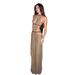 Sexy Rhinestone Halter Neck Long Dress European American Style Hollowed out Backless Slimming Evening Gown for Hot Girl_ecoleips.com