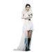 Fashionable Satin Mini Dress With A Front Short Back Long Design, Suitable For Engagement Ceremonies, Outdoor Travel_ecoleips.com