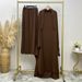Women's Simple Casual Nida Set_ecoleips.com