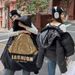 Women's Clothing Unisex Thermal Heated Short Puffer Jacket With 3D Pattern, Thickened Winter Coat For Extreme Cold Weather (Black, S/M/L/XL)_ecoleips.com