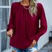 2023 Autumn/Winter New Cross-Border European And American Pullover Women's Clothing . Elegant Long-Sleeve Lace_ecoleips.com