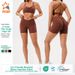 Eco-Friendly Recycled Fabric Yoga Set Women's Outerwear Vest Sports Running Fitness Pants Butt Lifting Peach Shaped Shorts_ecoleips.com