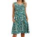 Fashion Cross-Border Trade 2026 Spring Summer New Printed Tank Loose Pocket Dress For Women In Stock_ecoleips.com