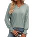 Women's Autumn Collection: Loose-Fitting V-Neck Tops And T-Shirts For Versatile Styling_ecoleips.com