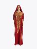 Verve New Style Clothing Rayon Plus Size Women's Two-in-One Gold Foil Elegant Long Dress Set Classic Comfortable Robe_ecoleips.com