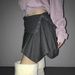 High Street Style Irregular Hem Midi Skirt for Women Sexy Button Design American Fashion Pure And Alluring Versatile for Export_ecoleips.com