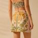 2025 Women's Tube Top Summer Shorts Tropical Plant And Coconut Tree Print Vacation Set_ecoleips.com