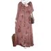 "Effortless Elegance Women's Dress - Lightweight Polyester Casual & British Style Dress For Spring & Autumn"_ecoleips.com