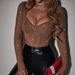 European And American Street Style Sequin Sexy See-through Underwire Slim Fit Autumn Long Sleeve Mesh Slimming_ecoleips.com