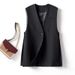 Women's Chic Sleeveless Jacket Spring Autumn Style Suit Vest Layered Outerwear 2026 New Fashion_ecoleips.com