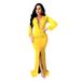 Women's clothing sexy dress V-neck slit slim hip skirt nightclub green personality tight fishtail skirt_ecoleips.com