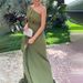 Women's Clothing summer new style oblique shoulder off shoulder pleated design light luxury high waist temperament elegant long skirt_ecoleips.com