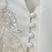 Elegant Two-Piece Set For Women, Beaded Top With Pleated Wrap Skirt, Waist-Defining Outfit_ecoleips.com