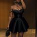 Women's Clothing Spring New Style Elegant Sequin Splicing Tube Top Suspender Dress Short Skirt_ecoleips.com