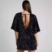 2025 Spring/Summer New Women's Fashion Mid-Length Asymmetrical Shoulder Sequin Dress Gown_ecoleips.com