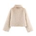Women's Faux Fur Trimmed Jacket – Trendy Oversized Coat With Quilted Detailing For Fall & Winter_ecoleips.com