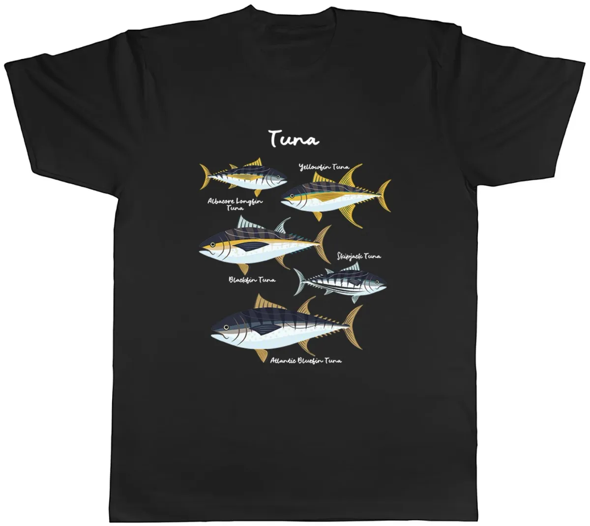 Women's T-Shirts Species Of All Tuna Fish Mens T-Shirt Tee Gift Top_ecoleips.com
