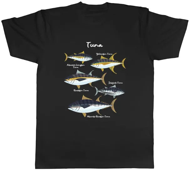 Women's T-Shirts Species Of All Tuna Fish Mens T-Shirt Tee Gift Top_ecoleips.com