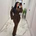 V-Neck Ribbed Tie-Waist Knit Sweater & Pencil Skirt Set - Autumn Casual Outfit For Women (XS-XXL, Multiple Colors)_ecoleips.com