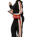 Women's Fleece-Lined Hoodie And High-Waisted Sweatpants Set, Casual Loungewear Two Piece Outfit For Fall Winter_ecoleips.com