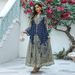 Verve AB450 Muslim Women's Abaya Embroidered Fabric With Rhinestones Fashionable Long Dress_ecoleips.com