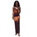 Women's Clothing Women's Sleeveless Halter Neck Printed Dress Style Fashion Elegant Vacation Long Dress For Formal & Casual For Women_ecoleips.com