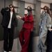 Piece Tweed Matching Set For Women, Button Up Loose Jacket And Wide Leg Trousers, Comfortable Outfit For Everyday, Streetwear & Weekend_ecoleips.com