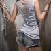 Sexy Y2k Women's Jeans Denim Shorts Splice Lace Ultra-low Rise Hot Pants Nightclub DJ Pole Dance DS Party Vintage Ripped Shorts_ecoleips.com