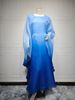 Verve MQ118 Modest Muslim Fashion Gradient Satin One Size Loose Robe Dress_ecoleips.com