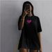 Southeast Asia Back Pack Collar Loose Short Sleeve Women Summer New Round Neck Casual Top T-Shirt_ecoleips.com